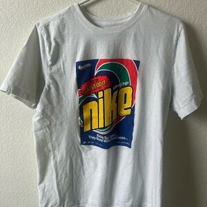 Nike White Tee with Subtle Logo